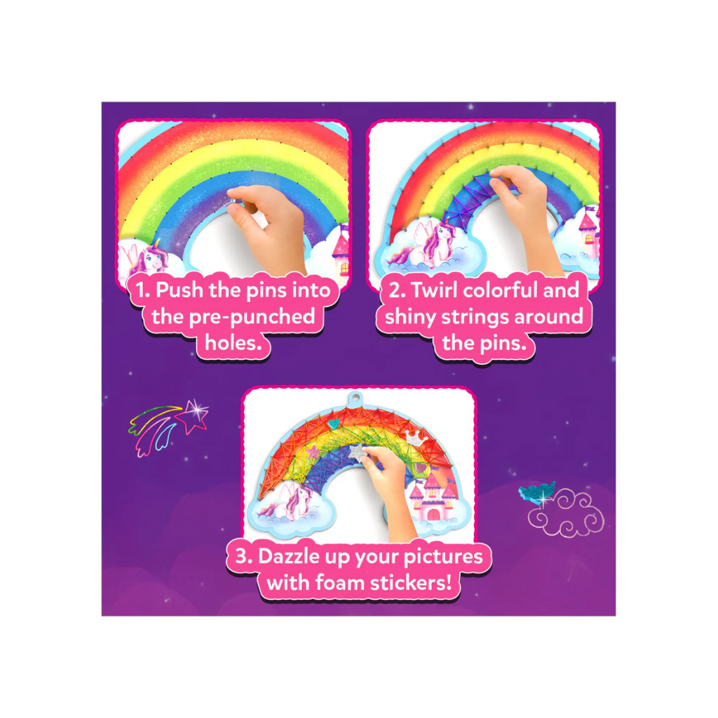 Skillmatics Art & Craft Activity - Super Strings Unicorn Magic, Mess-Free Art for Kids