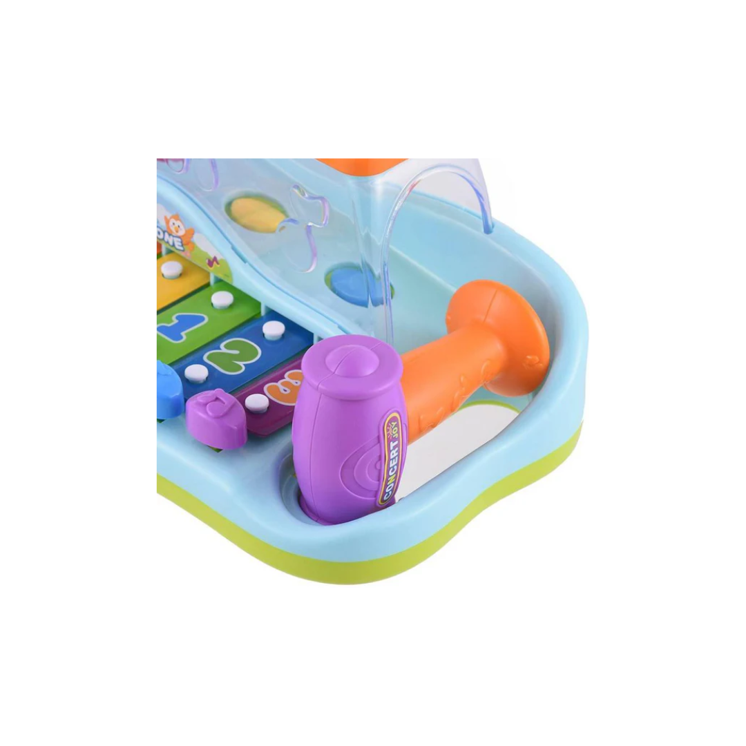 Hola Xylophone Pop N Play Music Center for kids Toddler  (Multicolor)