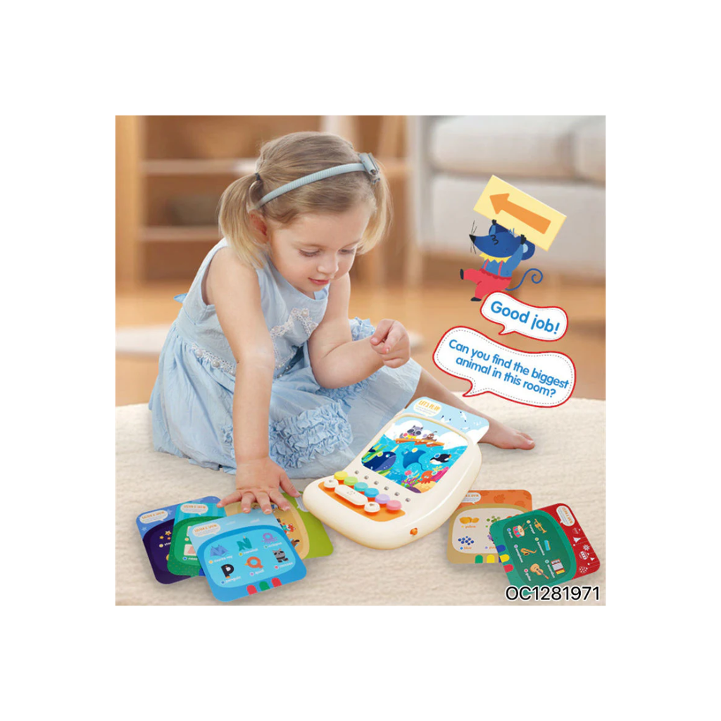 Fivestar 50 Pages New Educational Alphabet Talking Flash Cards Learning Materials Toy for Kids