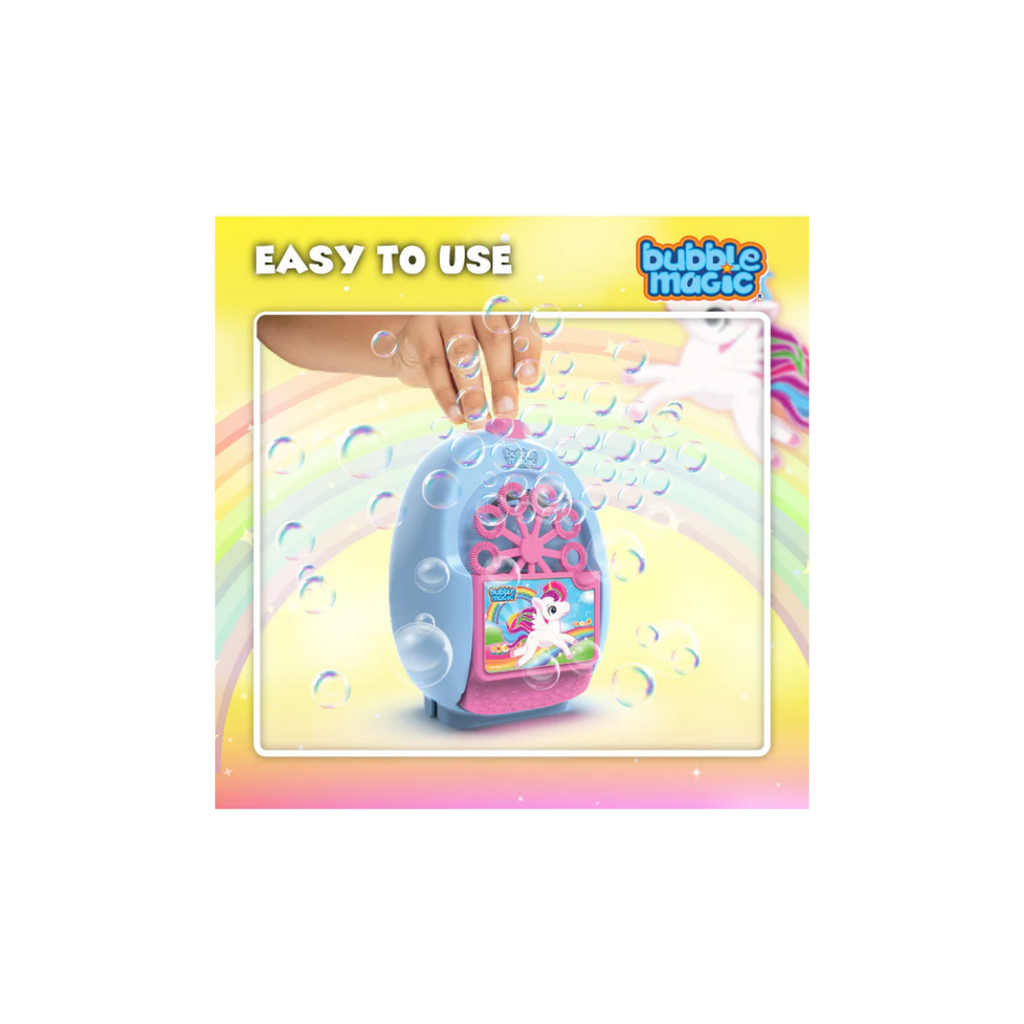 Win Magic Bubble Magic Bubble Machine For Kids Unicorn