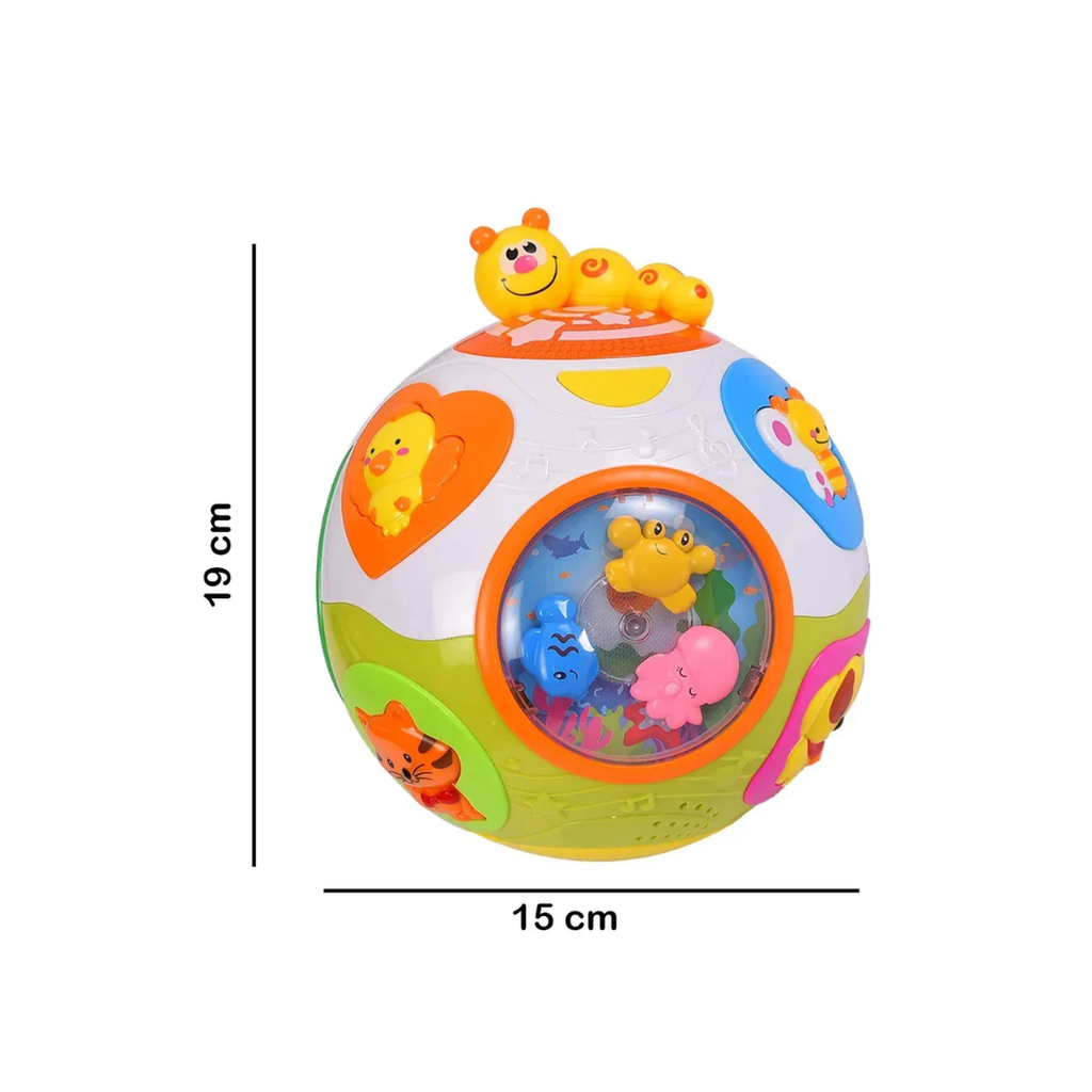 Hola Catch-Me Activity Ball Interactive Crawling Toy with Music & Lights