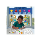Skillmatics Color Clingz Amazing Animals - Mess-Free Reusable Static Stickers