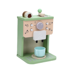 Wooden Coffee Maker Playset Afternoon Tea Espresso Machine for Kids Children