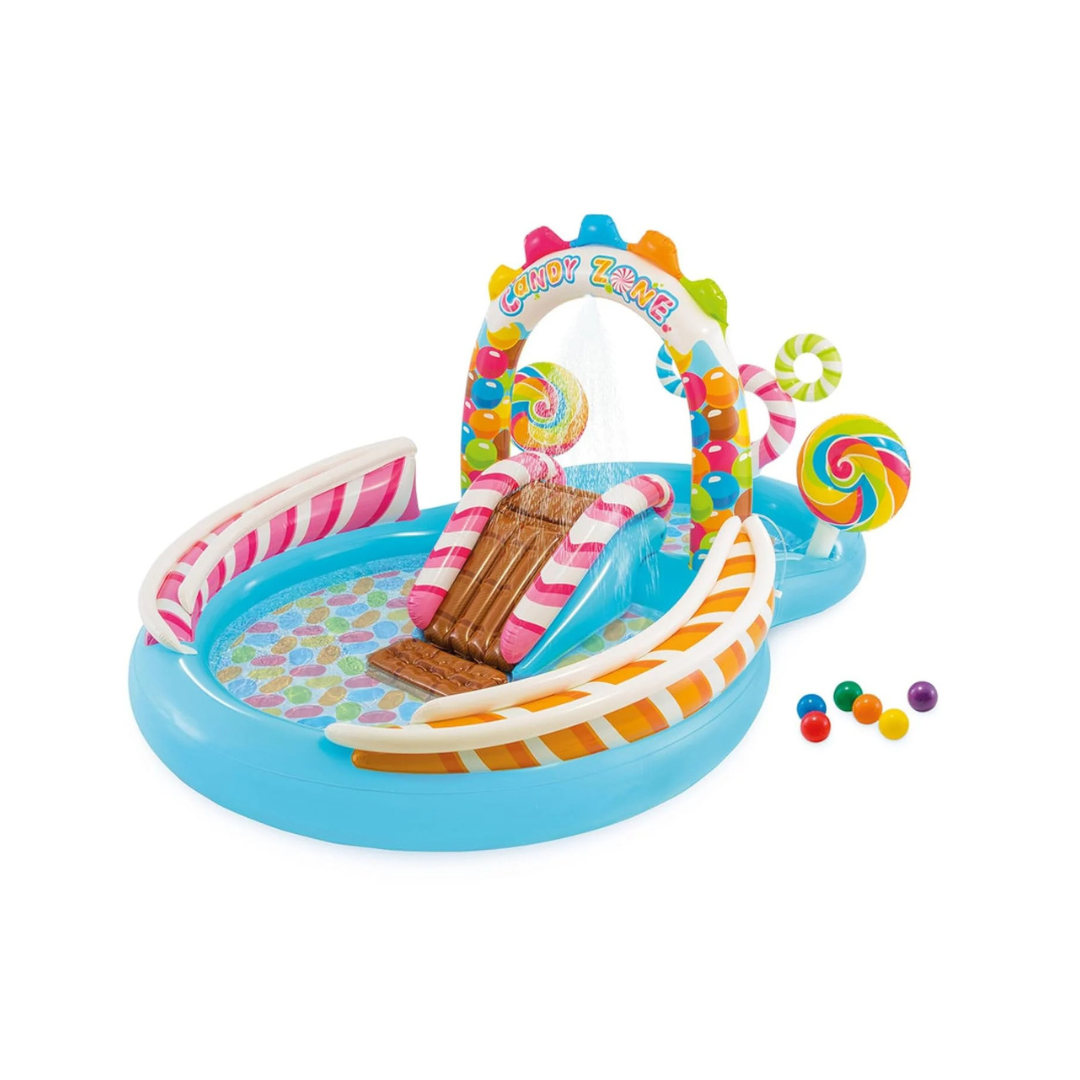 Intex Candy Zone Inflatable Play Center with Slide (57149)