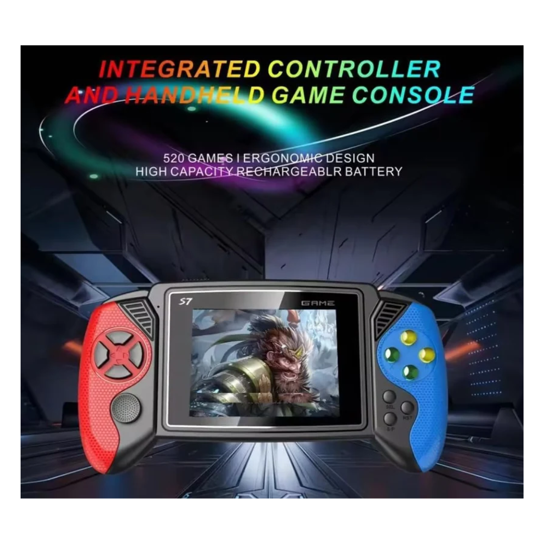 S7 Digital Game Player – Portable Handheld Controller Game Console for Kids