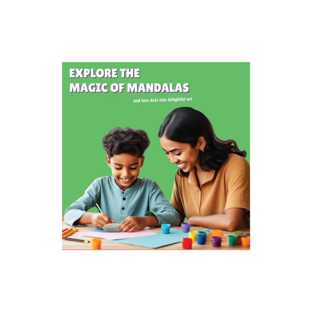 Kalakaram Dot Mandala Art Rock Painting Kit