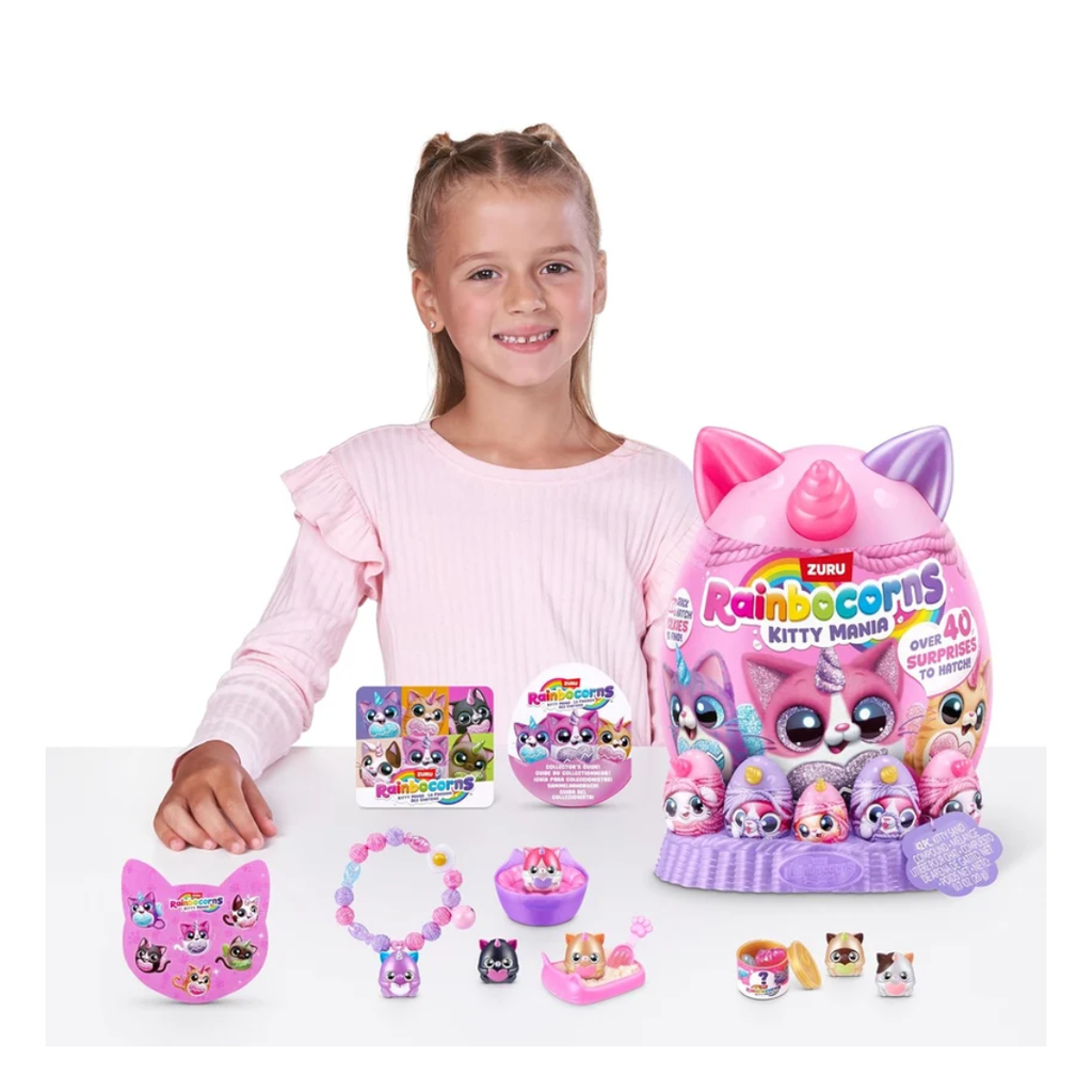 ZURU Rainbocorns Kitty Mania Surprise Egg – Over 40 Surprises to Hatch