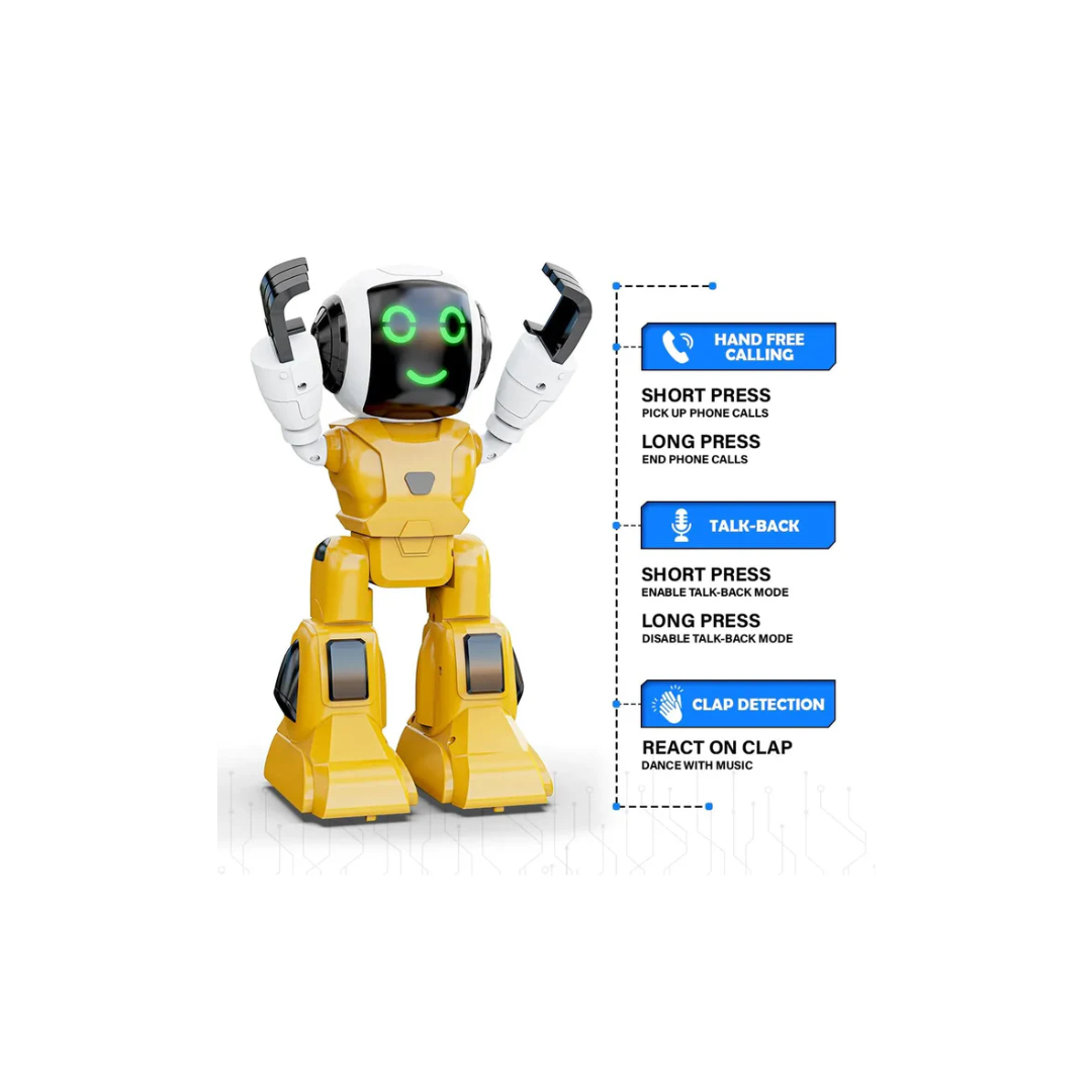 Mirana Smart Interactive Walking Robot Moon Walker Yellow