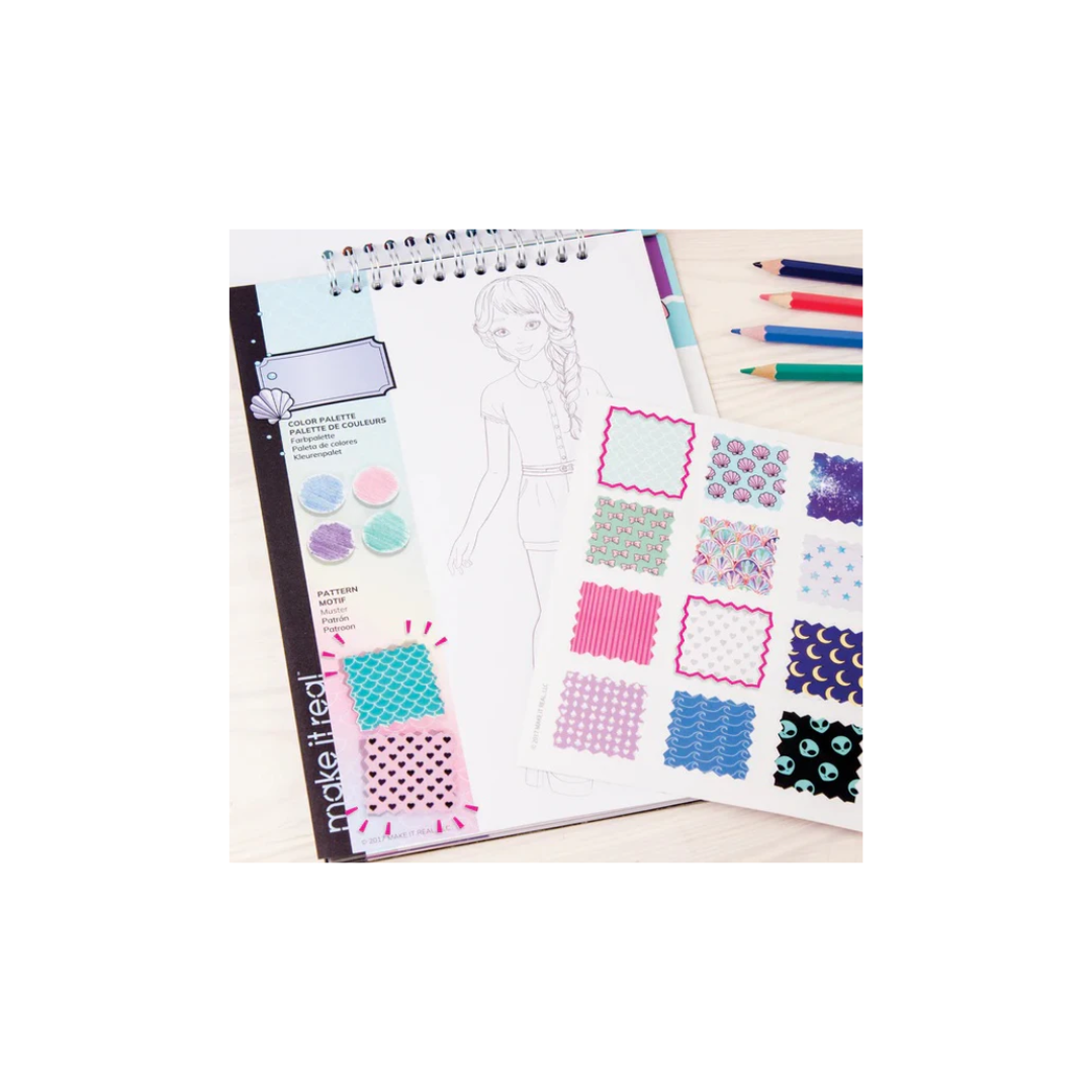 Make It Real- Fashion Design Sketchbook: Pastel Pop!