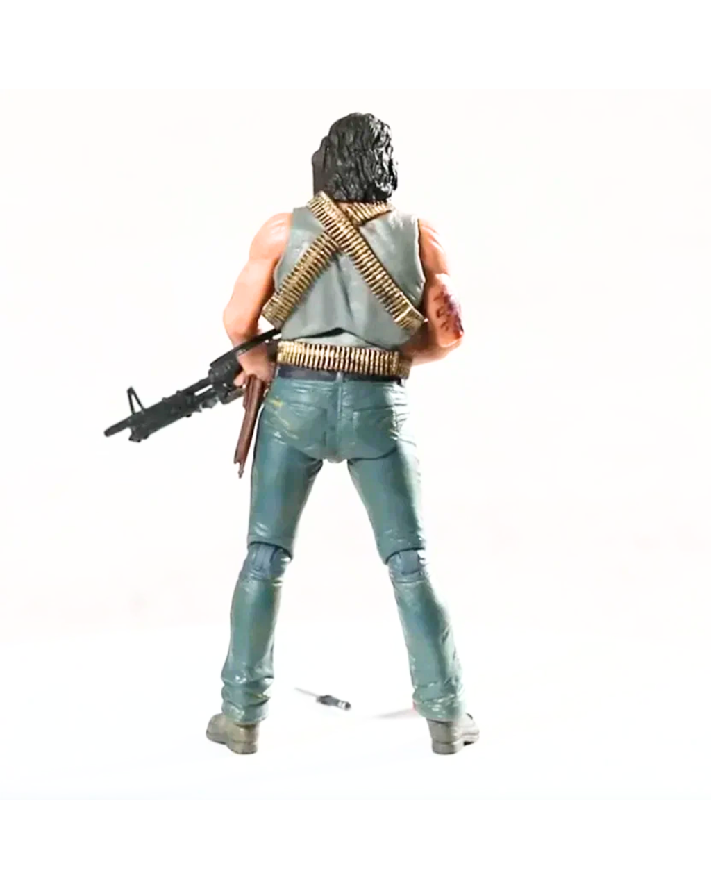 John J. Rambo First Blood Action Figure Collectible Premium Poseable Figure with Accessories