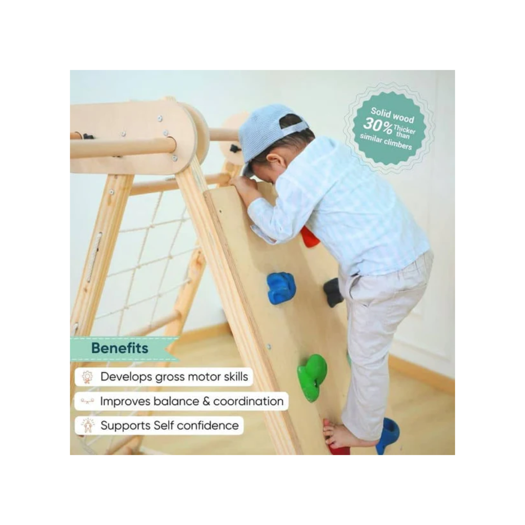 Curious Cub Wooden Foldable Jungle Gym