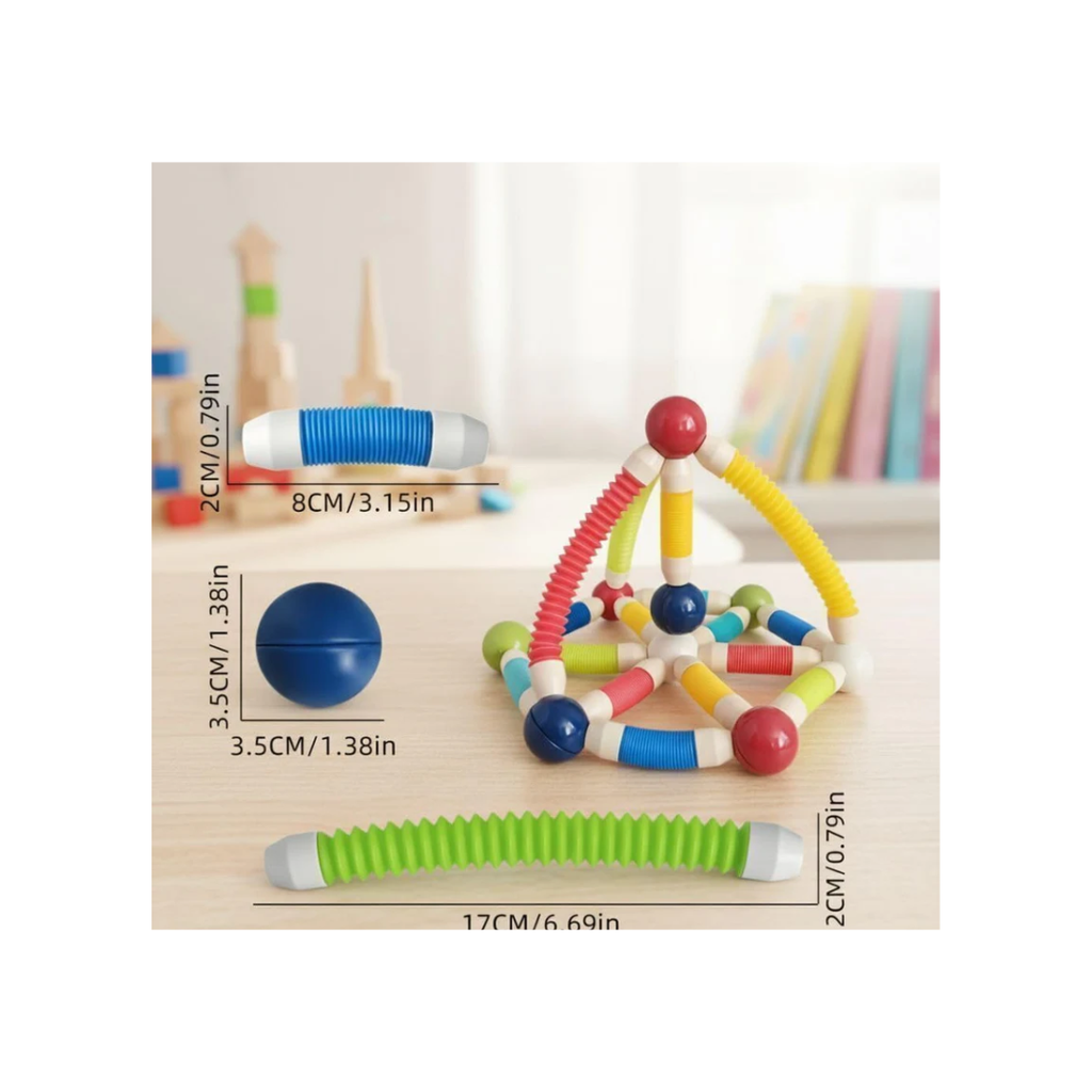 Flexible Magnetic Building Blocks Set 25pcs