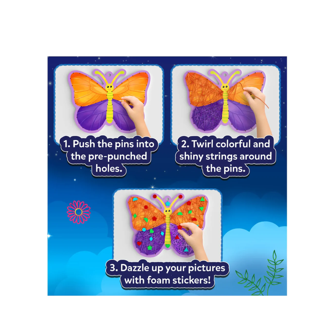 Skillmatics Super Strings: Bugs & Butterflies