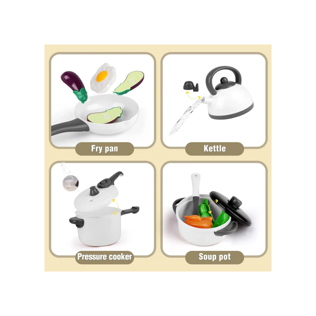 Rainbow Toys Pretend Kitchen Cooking Toy Set