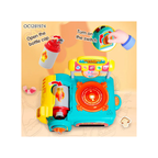 FiveStar Kitchen Pretend Play Plastic Toy Gas Stove Set Kids Cooking Tableware Play Set