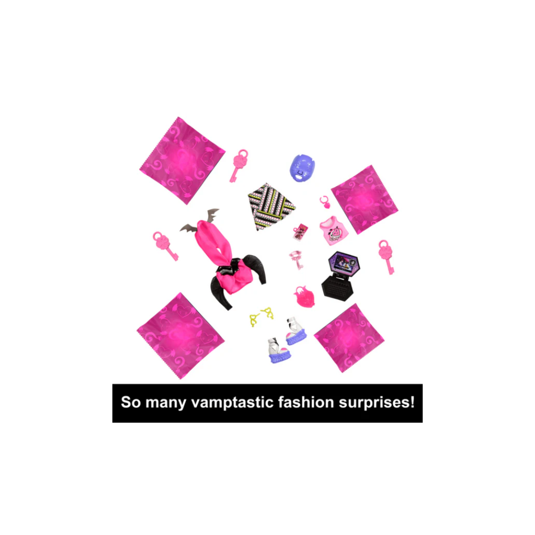 Mattel Monster High Doll, Draculaura, Skulltimate Secrets: Neon Frights