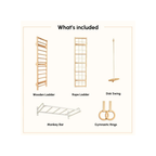 Curious Cub Space Saver Jungle Gym 4 (7 Feet )