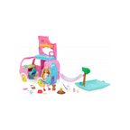 Mattel Barbie Chelsea 2-in-1 Camper Playset With Chelsea Small Doll, 2 Pets and Accessories