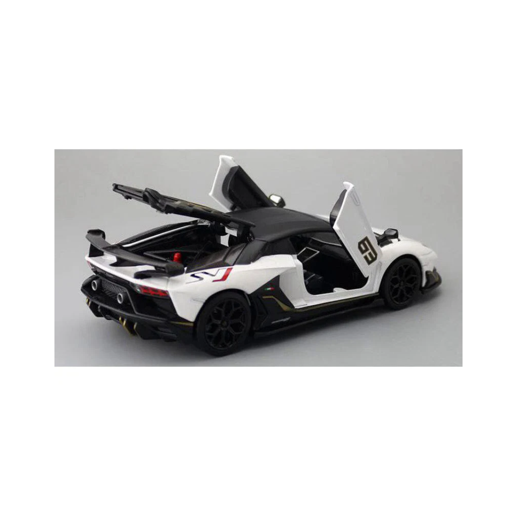 CCA 1:24 Lamborghini Aventador SVJ 63 Model Car Diecast Toy Car