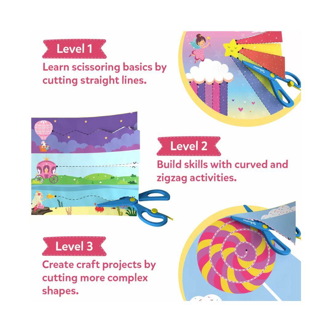 Skillmatics Snip Snip: Unicorns & Princesses Art & Craft Activity Kit
