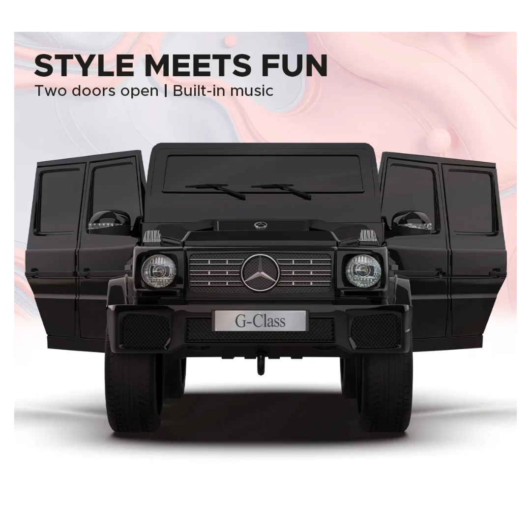 EMotorad Formula Fun Battery Oprated Mercedes Benz G-Wagon Ride-On Car, Black