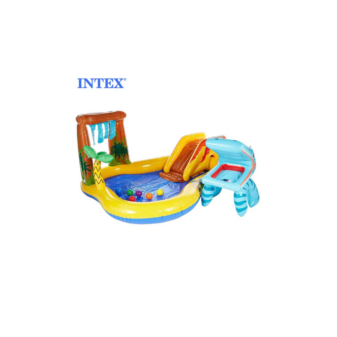INTEX 57444 INFLATABLE DINOSAUR PLAY CENTER Inflatable Swimming Pool  (Multicolor)