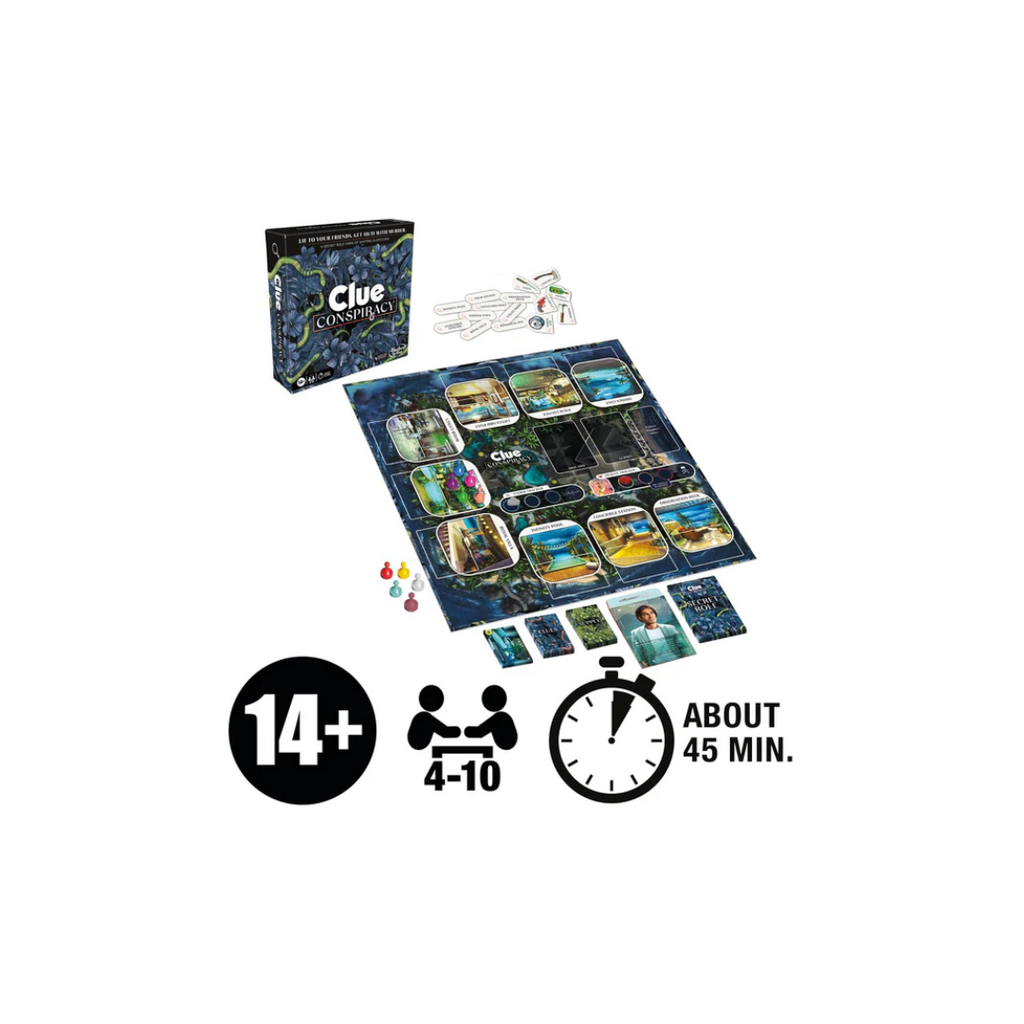 Hasbro Clue Conspiracy Mystery Game