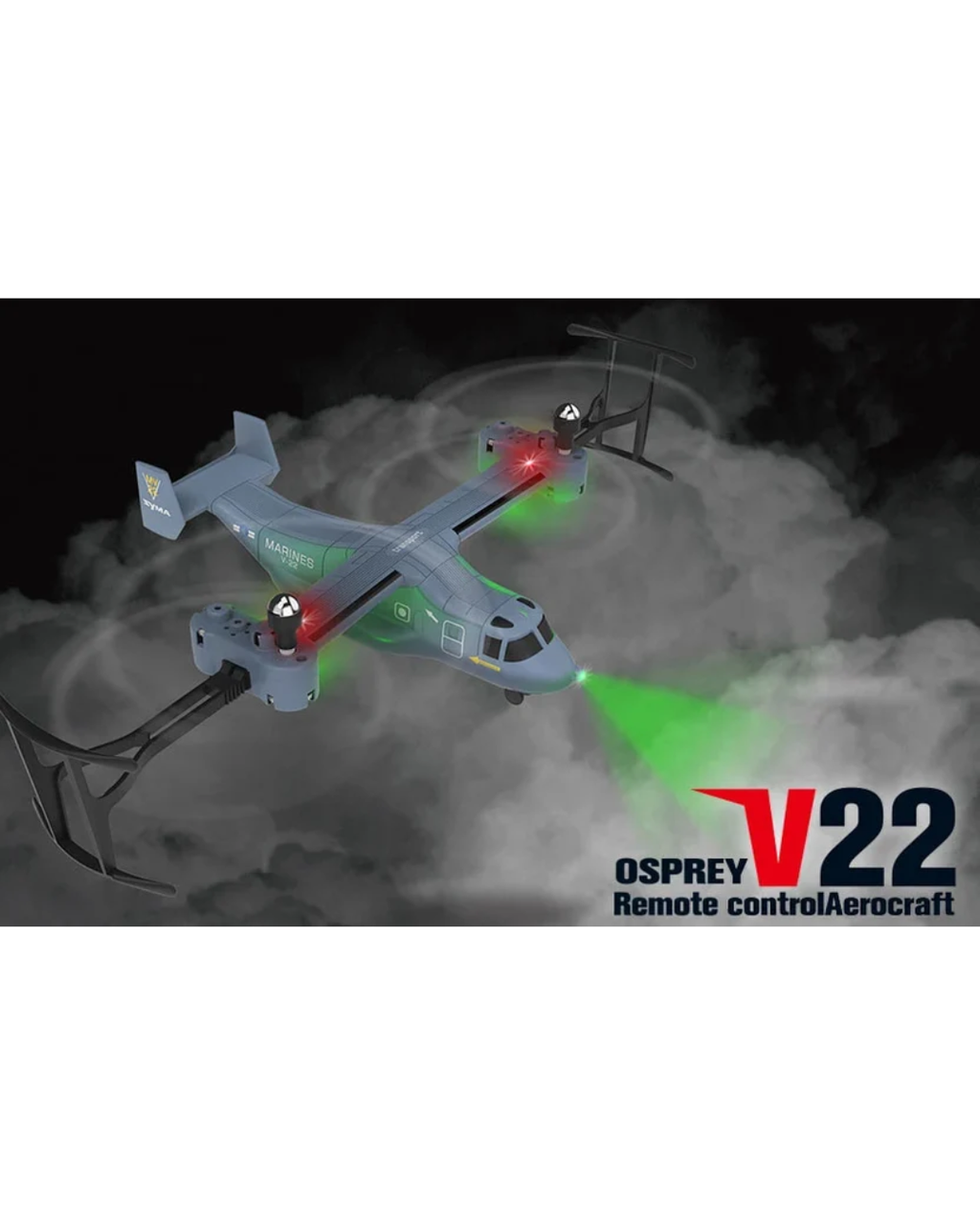 SYMA Osprey V22 Remote Control Aircraft – 2.4GHz RC Tilt-Rotor Aircraft with Gyroscope & Hover Function