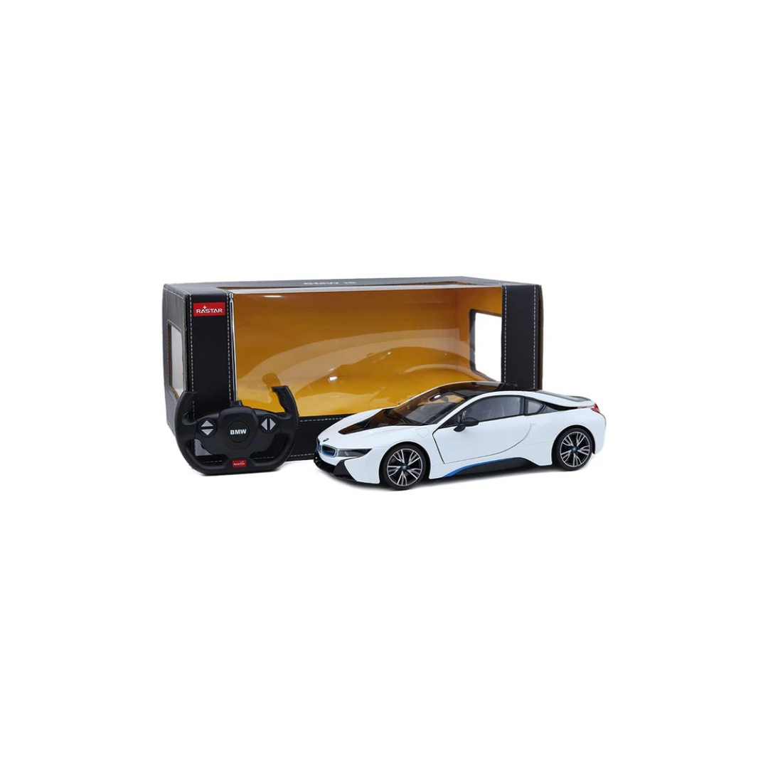 Rastar Bmw I8 Car Toy With Remote Control Scale 1:14 - White