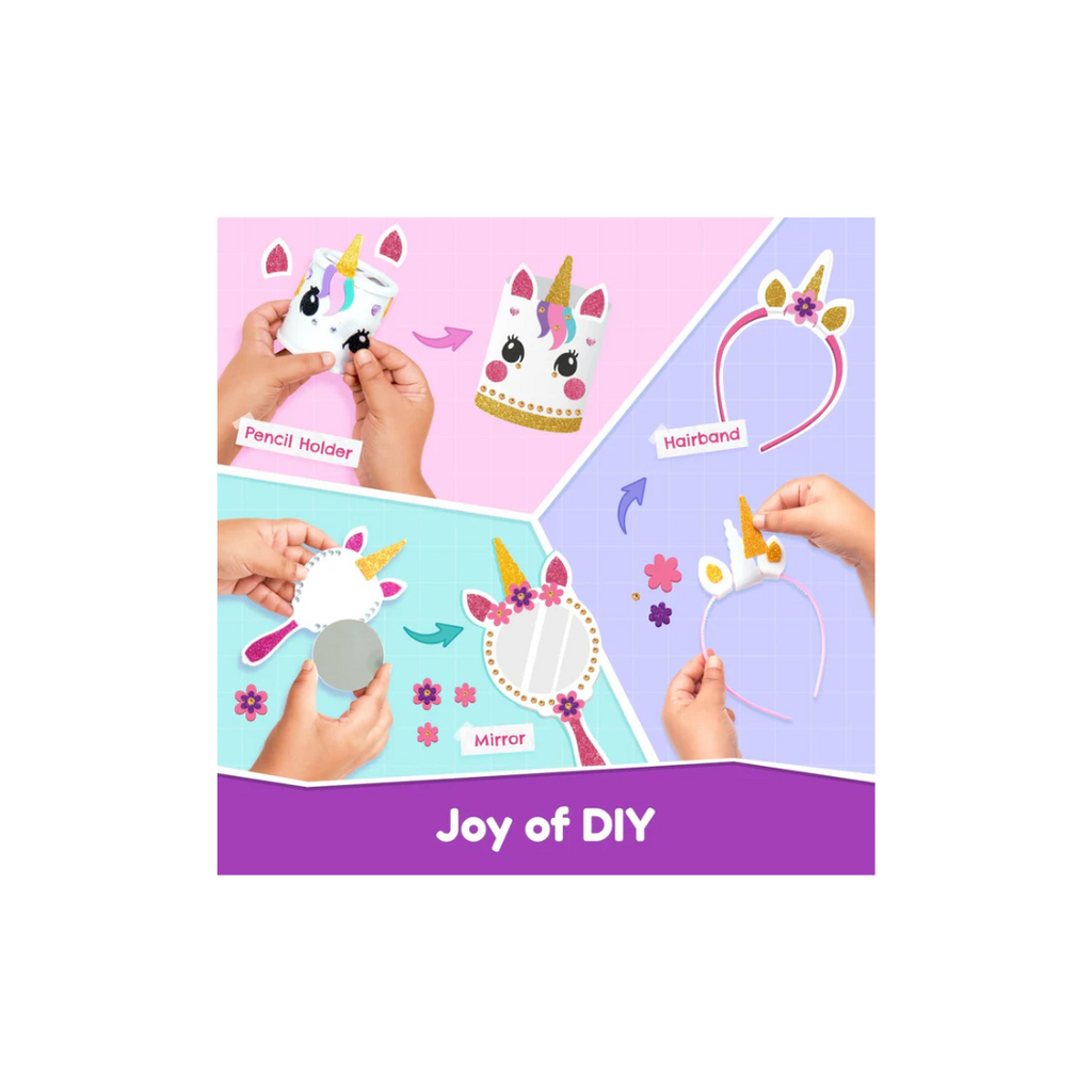 Bloomingo Unicorn Universe 6-in-1 DIY Art & Craft Kit