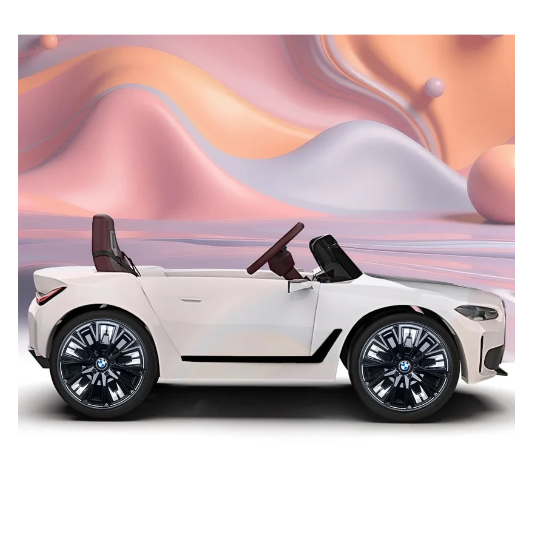 EMotorad Formula Fun Battery Oprated BMW i4 Ride-On Car, White