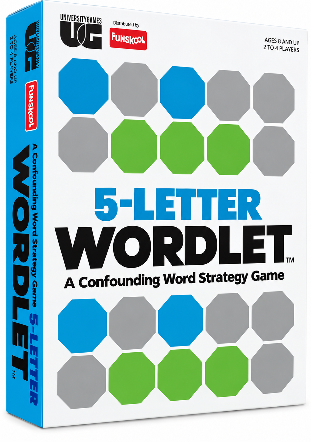 Funskool 5-Letter Wordlet Word Strategy Board Game Guess the Secret Word in 6 Tries | Family Game for Kids Ages 8+