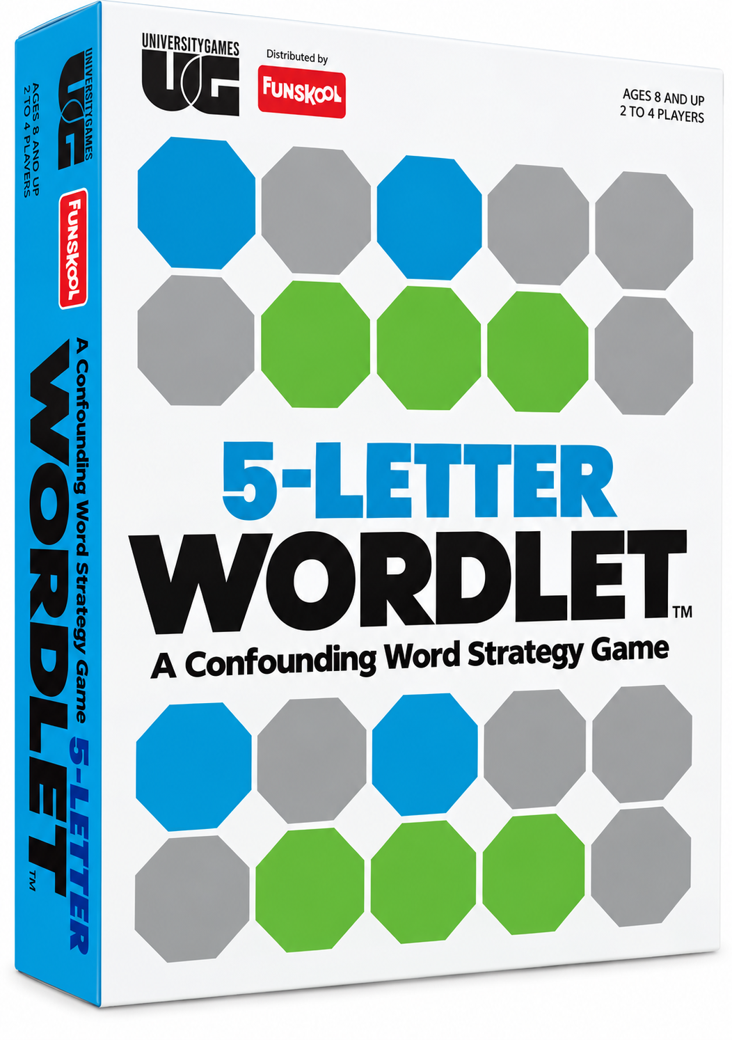 Funskool 5-Letter Wordlet Word Strategy Board Game Guess the Secret Word in 6 Tries | Family Game for Kids Ages 8+