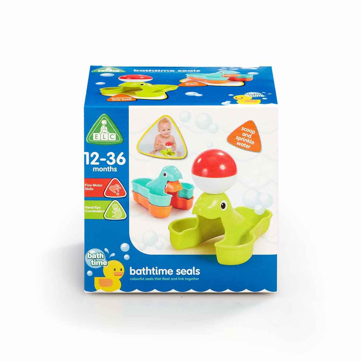 ELC Bathtime Stacking Seals Multicolour 12M+