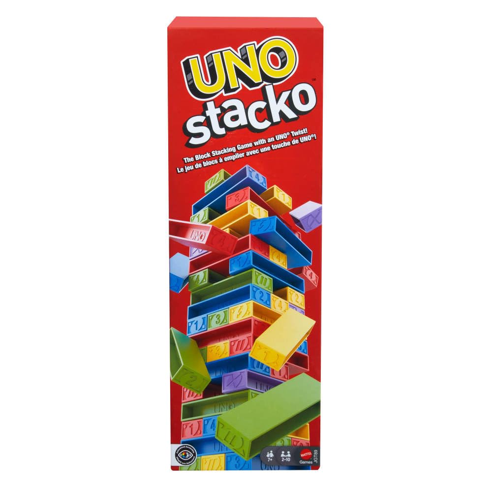 Mattel Games UNO Stacko Game for Kids