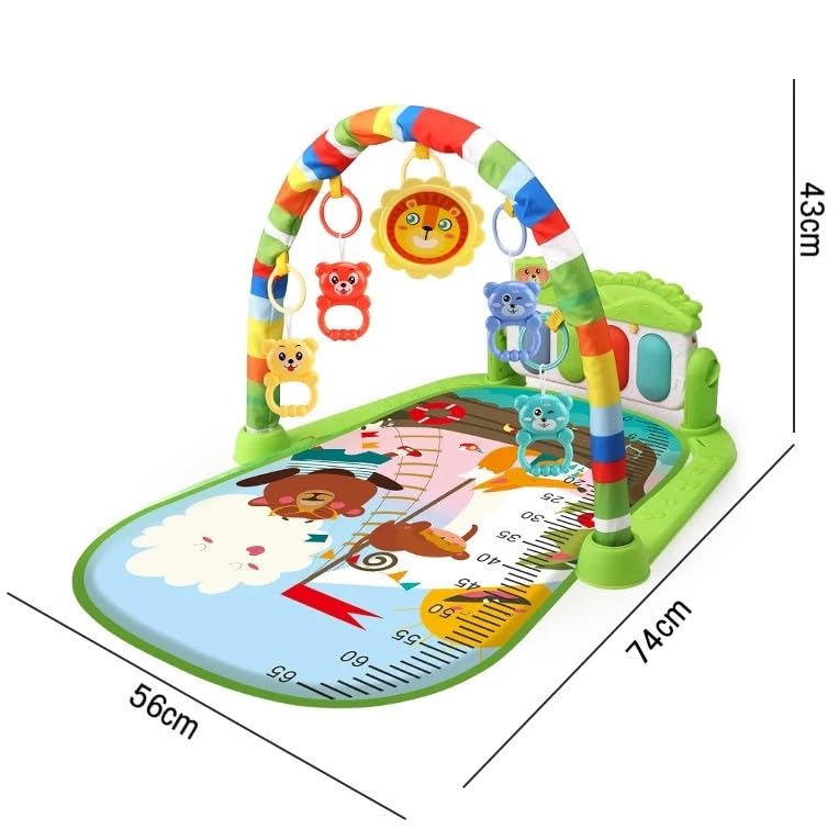 Rainbow Toys Baby Activity Gym Activity Mat, Play Gym for Newborn