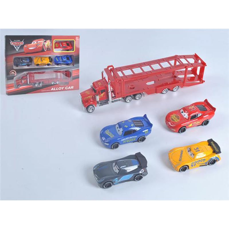 Alloy Series Pixar Cars Lightning McQueen  Set 5pcs
