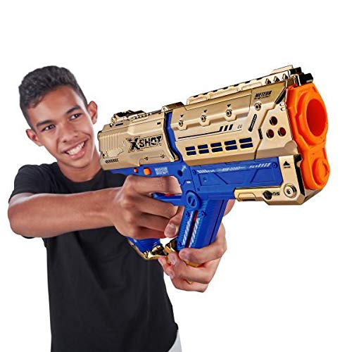 Zuru X-Shot Golden Chaos Meteor 2-Pack Dart Blaster Set Dual Foam Dart Guns with Darts Included
