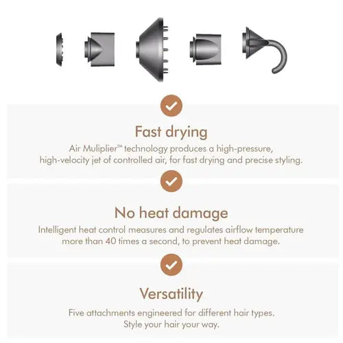 Dyson Supersonic™ Hair Dryer – Nickel Copper