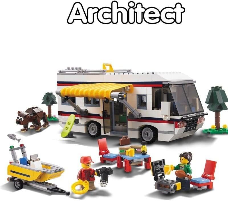 Architect 3-in-1 Vacation Getaways Building Block Set 142Pcs