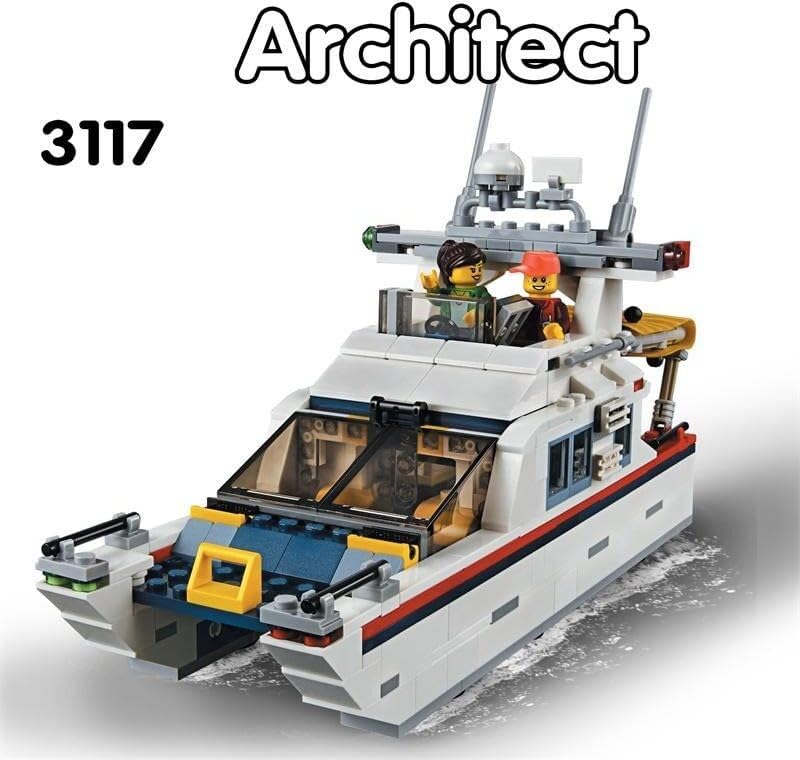 Architect 3-in-1 Vacation Getaways Building Block Set 142Pcs