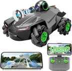 4×4 RC Stunt Car with 1080P HD Camera, 2.4GHz Remote Control & Mecanum Wheels – 1:20 Scale