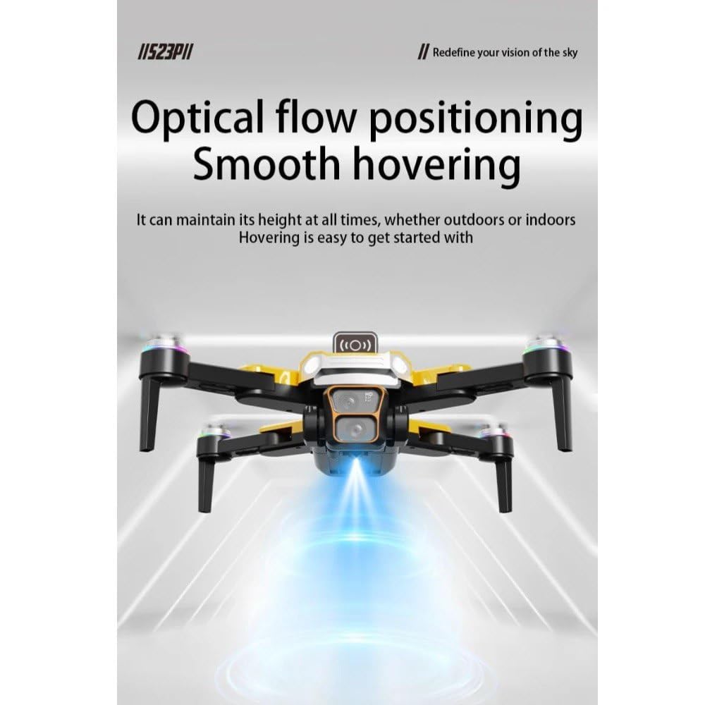 Rainbow Toys 4K Remote Control Dual Camera Drone 1080P Wi-Fi Selfie Gesture Rc Drone
