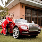 Rainbow Toys Battery Oprated Rolls Royce AMR GT Sports Car , Cherry Red