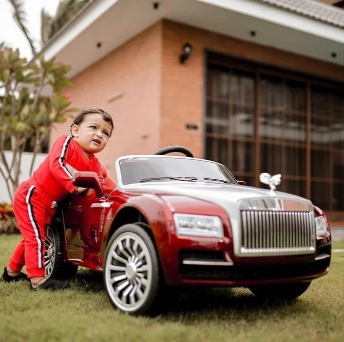Rainbow Toys Battery Oprated Rolls Royce AMR GT Sports Car , Cherry Red
