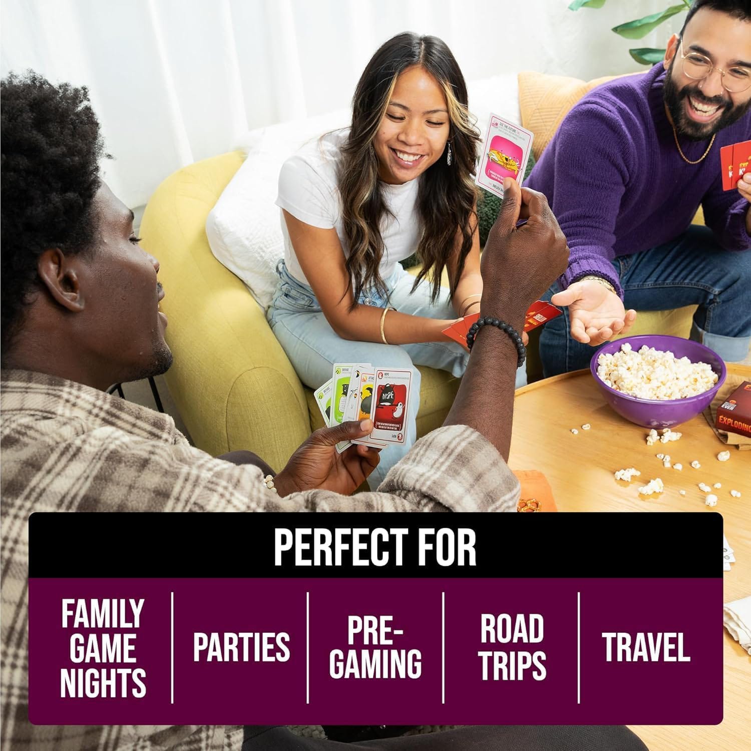 Exploding Kittens Party Pack Card Game for Kids, Teens & Adults (2-10 Players)