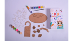 iLearnNGrow Teeny Tiny Space Theme DIY Name Plate Kit & Door Knob Kit