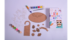 iLearnNGrow Teeny Tiny Space Theme DIY Name Plate Kit & Door Knob Kit