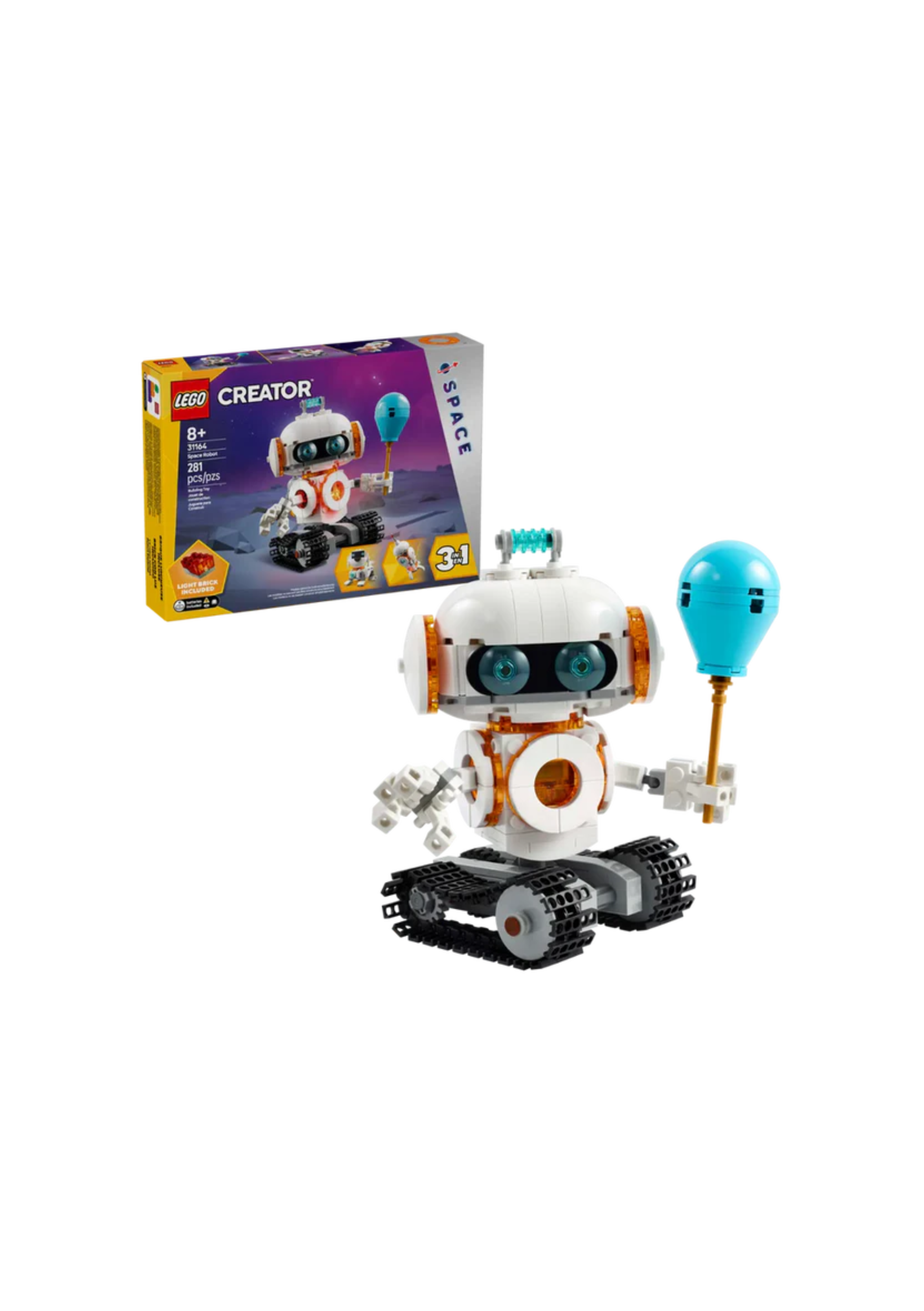 Lego 31164 Creator 3 In 1 Space Robot (281 Pieces)