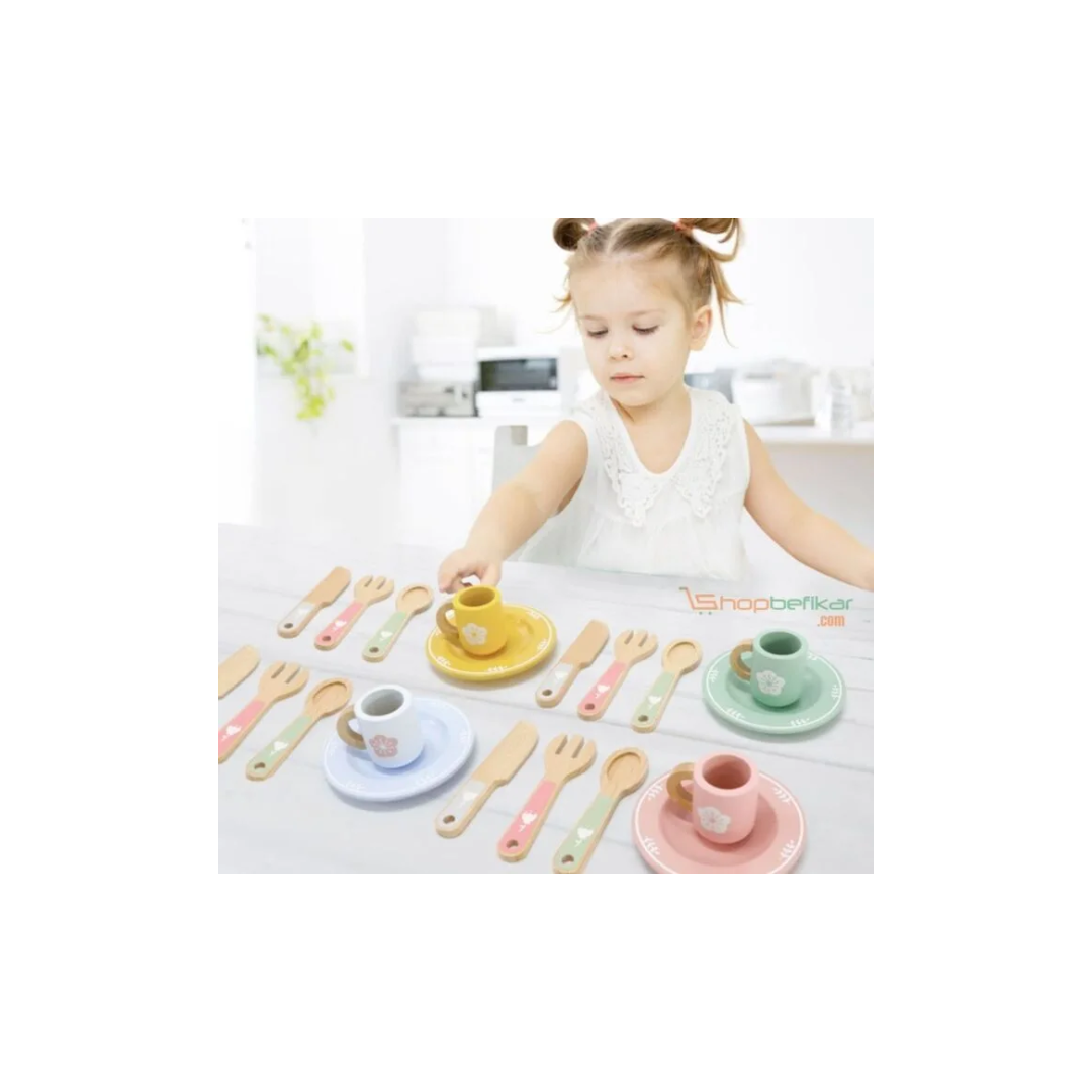 Rainbow Toys My Little Kitchen Set Wooden Toy